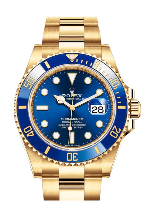 gold submariner blue face rolex|rolex submariner blue bezel price.